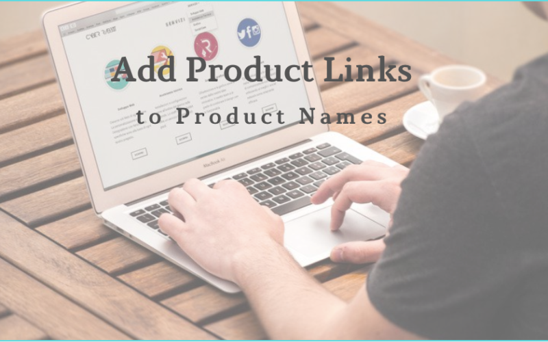 Magento 2: Adding Product Links to Product Names